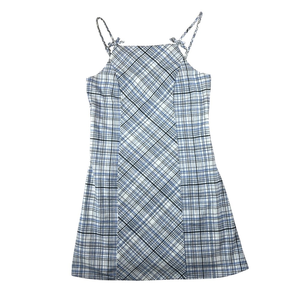 Francescas Stalloverp Plaid Mini Dress Plaid NWT Academia Coastal S School Girl